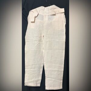 Elegant Cream Women's Pants